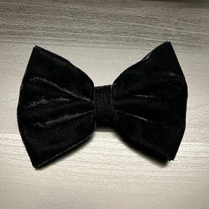 Big Velvet Bow Hair Clip